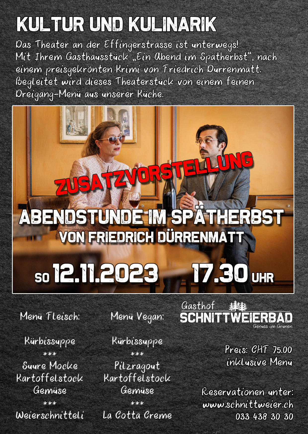 Gasthausstück “Abendstunde im Spätherbst”