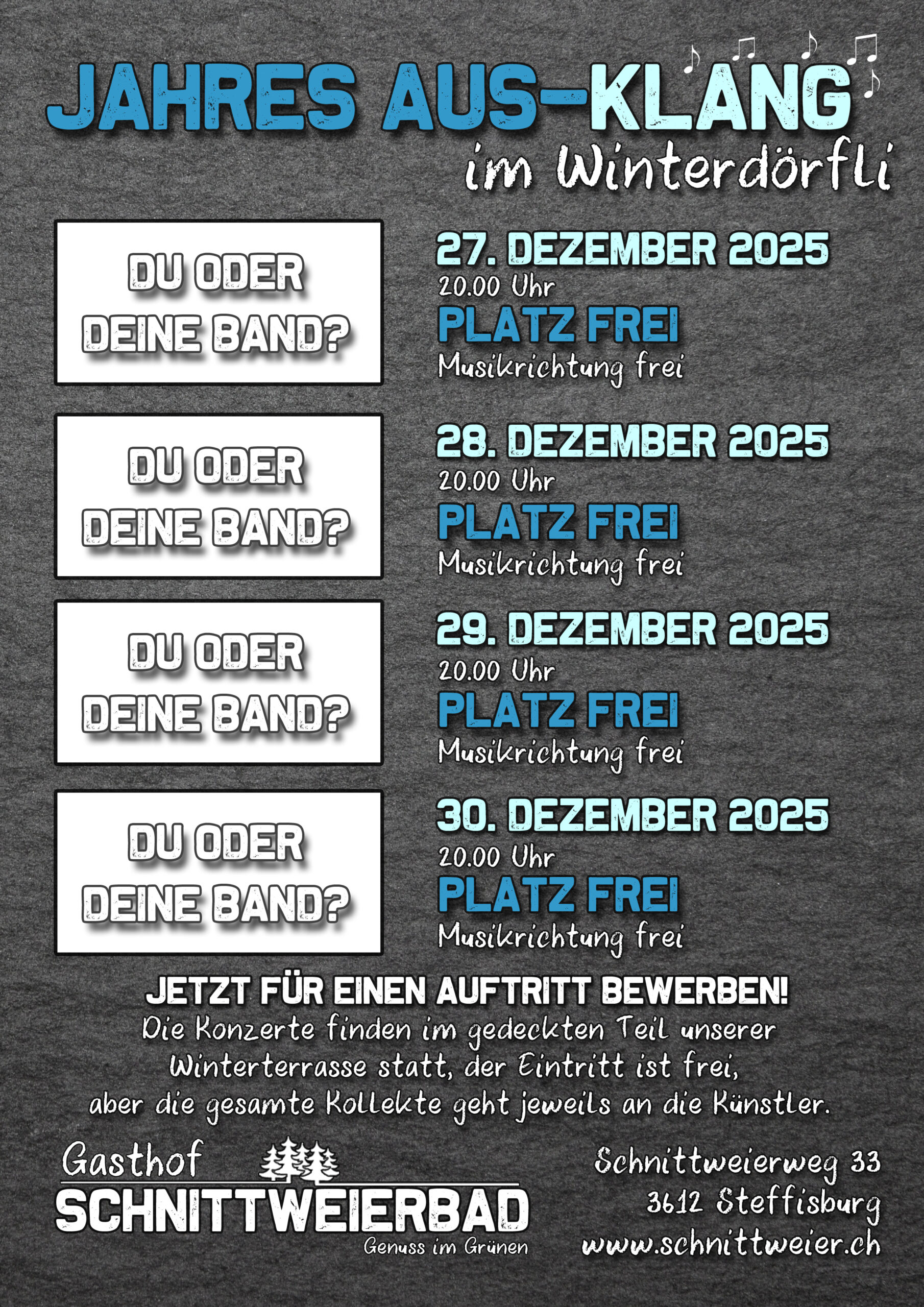 BandanfrageShowtout
