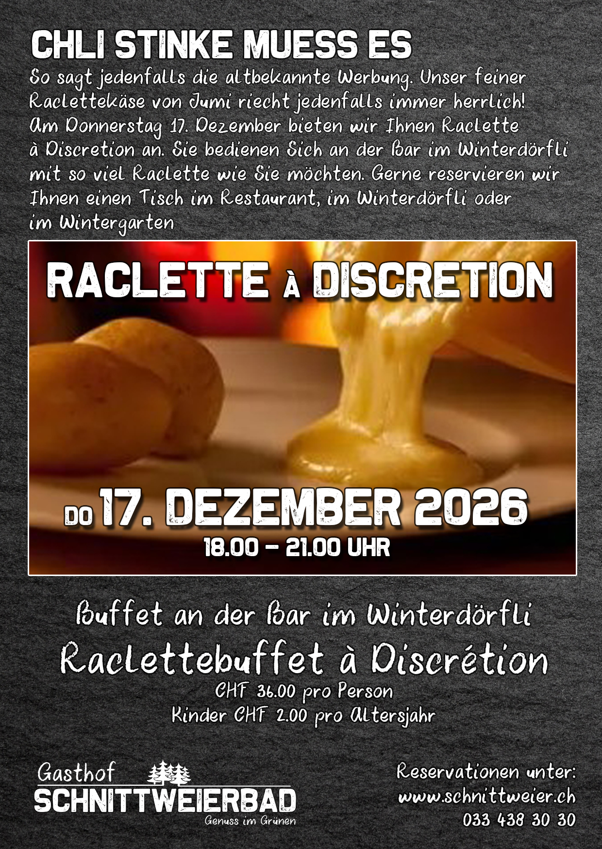 Raclette à Discretion